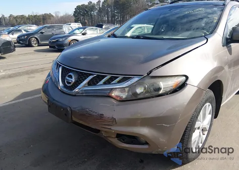 2012 Nissan Murano Sv из США, поврежденный, VIN JN8AZ1MU5CW119570